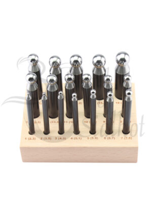 24 PCS DAPPING PUNCHES SET