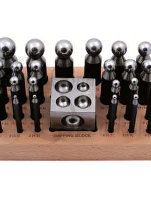24 PCS DAPPING BLOCK AND PUNCHES SET