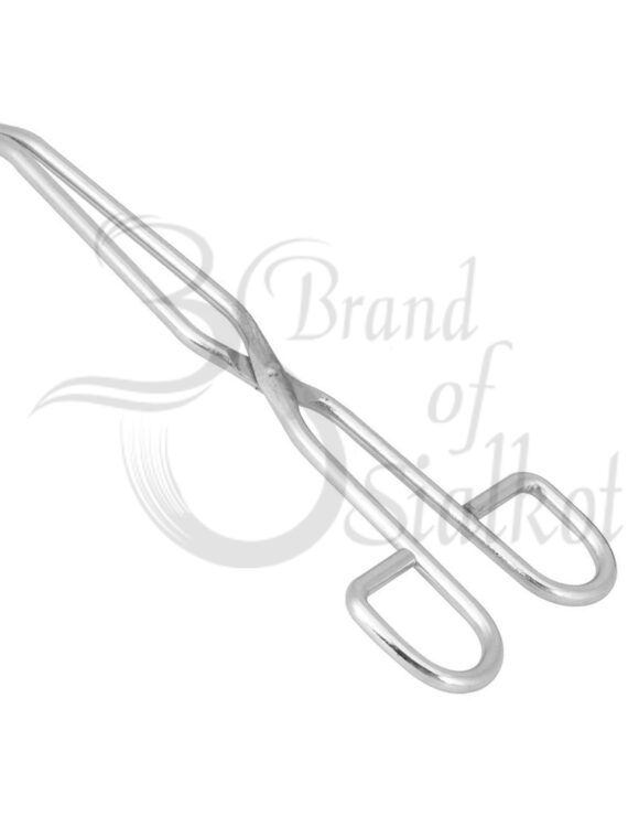 CRUCIBLE BRASS TONGS - 8"