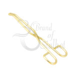 CRUCIBLE STAINLESS TONGS - 8"