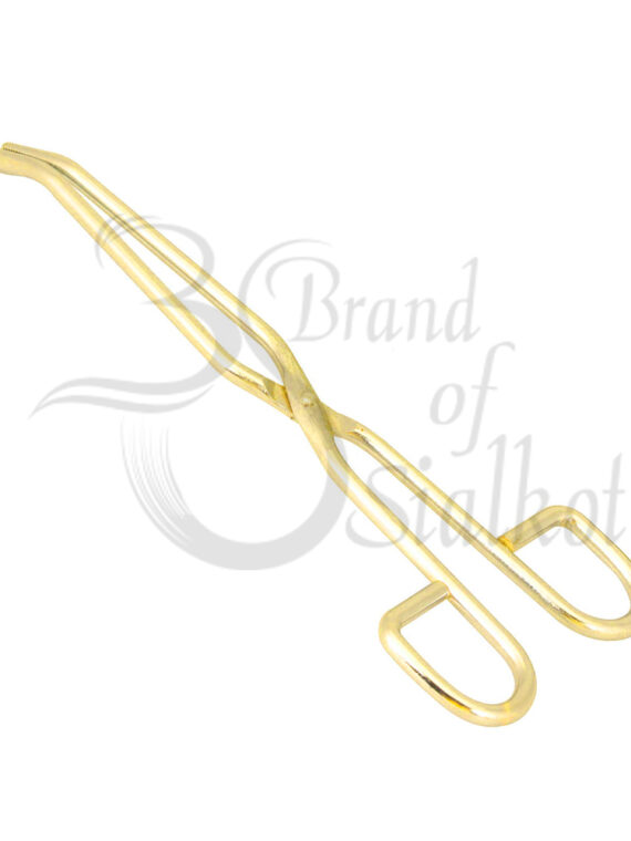 CRUCIBLE STAINLESS TONGS - 8"